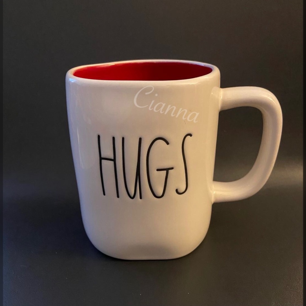 Rae Dunn Hugs / Kisses Double Sided Mug